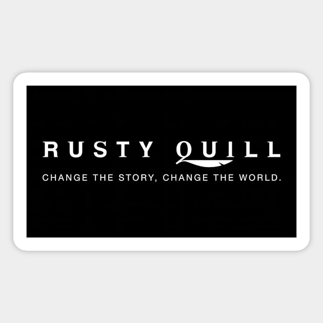 RQ Wordmark #2 (Dark Print) Magnet by Rusty Quill